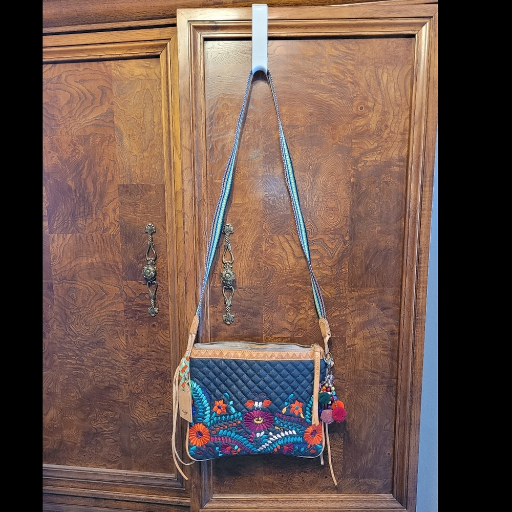 Consuela Silverlake Ziptop Crossbody Bag